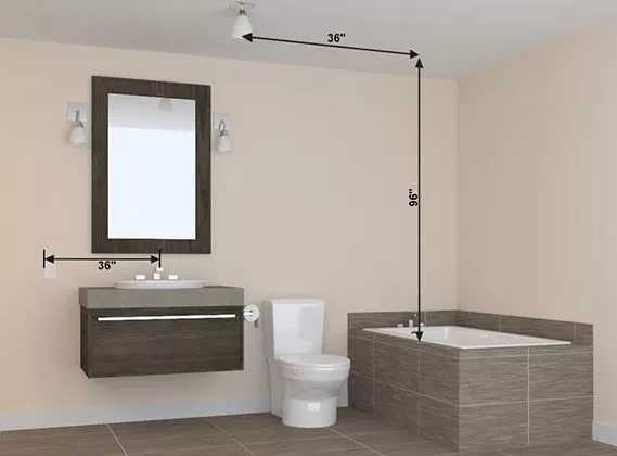 Vanity and toilet installation in bathroom renovation