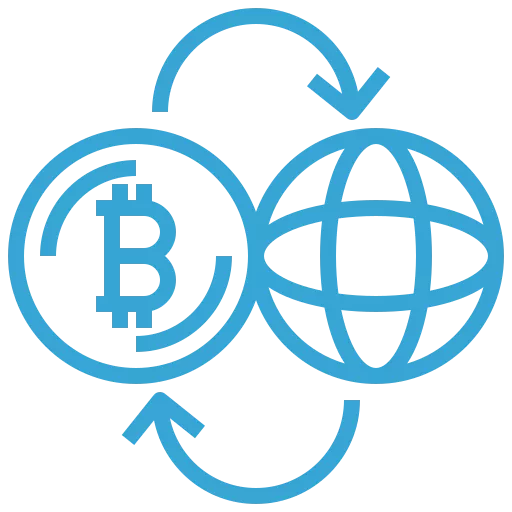 Cryptocurrency payment icon