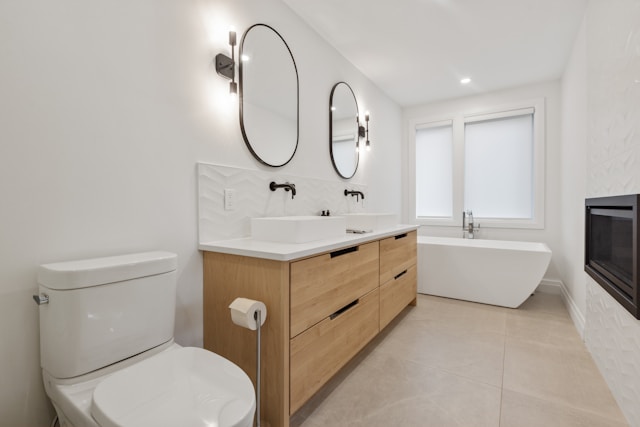 Modern renovated bathroom with walk-in shower in a Kitchener-Waterloo home